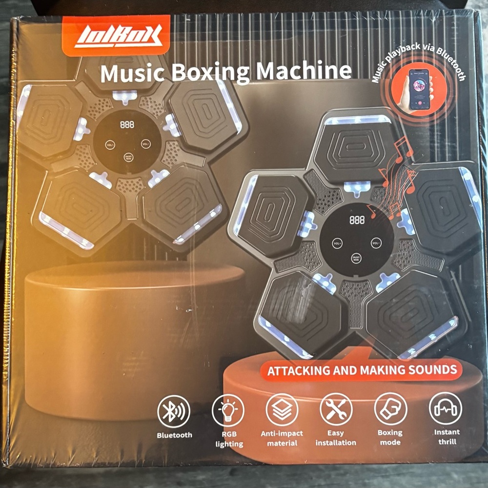 Music Boxing Machine - Black